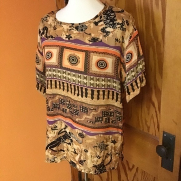 Vintage 80s safari tunic - Picture 6 of 9